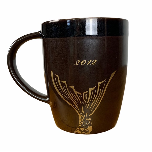 Starbucks Brown Gold 2012 Mermaid Siren Coffee Cup - Picture 3 of 9